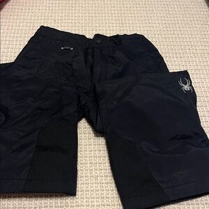 Kids Black Casual Shorts